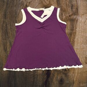 Croft & Barrow Purple Layered Tank Top Sleeveless Casual Women’s 1X NWT